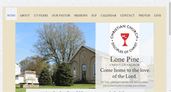 Desktop Screenshot of lonepinechristianchurch.org