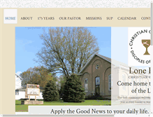 Tablet Screenshot of lonepinechristianchurch.org